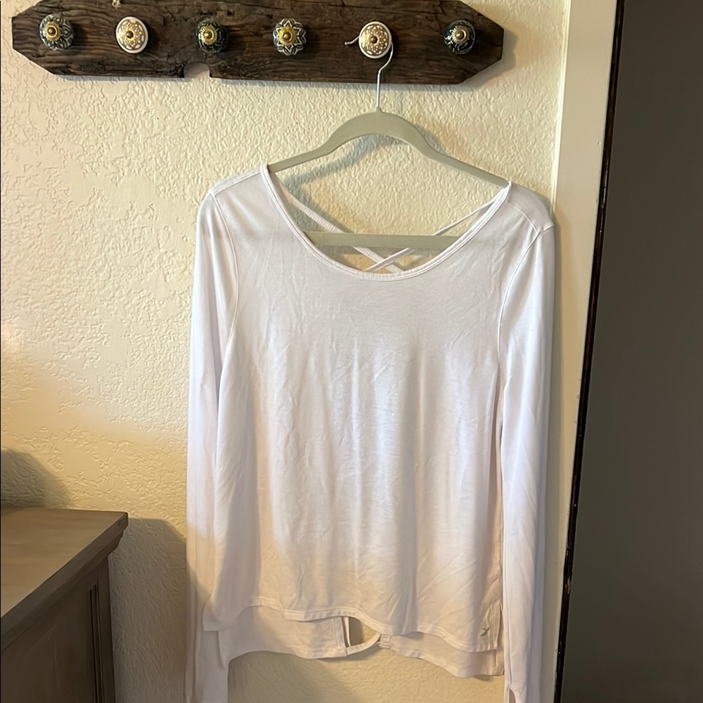 White Long Sleeve Women's Top